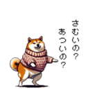 秋の始まり太っちょ柴犬（個別スタンプ：12）