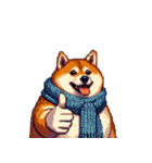 秋の始まり太っちょ柴犬（個別スタンプ：32）