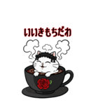 猫茶〜ツンデレゴスロリ猫様の日常〜（個別スタンプ：3）