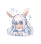 雪うさぎのゆるかわ絵文字 癒し表情集（個別スタンプ：31）