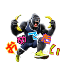 ゴリラ×陸上！No.4！3Dリアル（個別スタンプ：8）