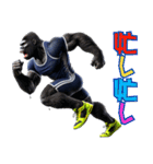ゴリラ×陸上！No.4！3Dリアル（個別スタンプ：18）