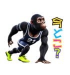 ゴリラ×陸上！No.4！3Dリアル（個別スタンプ：22）