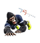 ゴリラ×陸上！No.4！3Dリアル（個別スタンプ：23）