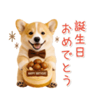 大人かわいい秋の癒しコーギー（個別スタンプ：37）
