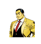 男全振り ビジネス王6 IT社長 無言版（個別スタンプ：1）