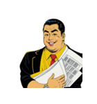 男全振り ビジネス王6 IT社長 無言版（個別スタンプ：3）