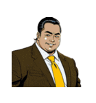男全振り ビジネス王6 IT社長 無言版（個別スタンプ：15）