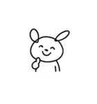 犬書いたつもりがうさぎみたいになった（個別スタンプ：1）