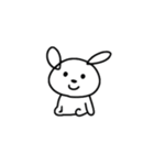 犬書いたつもりがうさぎみたいになった（個別スタンプ：2）