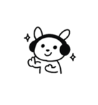 犬書いたつもりがうさぎみたいになった（個別スタンプ：4）