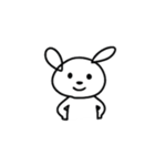 犬書いたつもりがうさぎみたいになった（個別スタンプ：7）