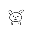 犬書いたつもりがうさぎみたいになった（個別スタンプ：18）