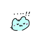 へんなあおいろのねこ みずいろかも（個別スタンプ：26）