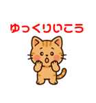 【 相談 応援 癒しのスタンプです ネコ 】（個別スタンプ：6）