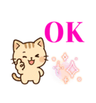 【 相談 応援 癒しのスタンプです ネコ 】（個別スタンプ：24）