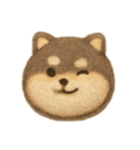 まんまるしば犬（個別スタンプ：3）