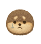 まんまるしば犬（個別スタンプ：4）