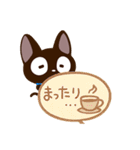 やさしいクロネコ☆吹き出し（個別スタンプ：18）