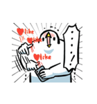 気ままなトリさん19(感情大爆発？)（個別スタンプ：18）