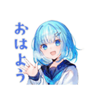 女子高生の冬★あったか日常（個別スタンプ：2）