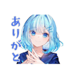 女子高生の冬★あったか日常（個別スタンプ：3）