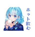 女子高生の冬★あったか日常（個別スタンプ：28）