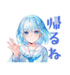 女子高生の冬★あったか日常（個別スタンプ：34）