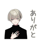 金髪男子の♡毎日あいさつ（個別スタンプ：3）