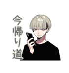 金髪男子の♡毎日あいさつ（個別スタンプ：28）