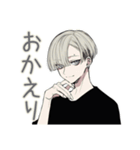 金髪男子の♡毎日あいさつ（個別スタンプ：31）