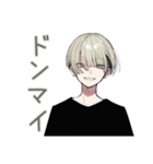 金髪男子の♡毎日あいさつ（個別スタンプ：34）
