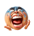 顔文字くん 1 (CGアニメ風バージョン)（個別スタンプ：5）