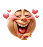 顔文字くん 1 (CGアニメ風バージョン)（個別スタンプ：8）