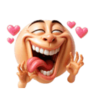 顔文字くん 1 (CGアニメ風バージョン)（個別スタンプ：9）