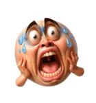 顔文字くん 13 (写実バージョン)（個別スタンプ：12）