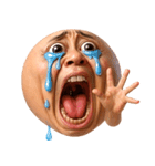 顔文字くん 13 (写実バージョン)（個別スタンプ：13）