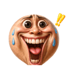 顔文字くん 13 (写実バージョン)（個別スタンプ：14）