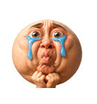 顔文字くん 13 (写実バージョン)（個別スタンプ：15）