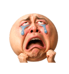 顔文字くん 13 (写実バージョン)（個別スタンプ：22）