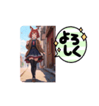 馬女スタンプAI2（個別スタンプ：4）