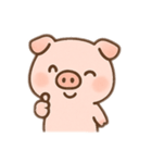 かわいいぶたのゆるふわスタンプ文字なし（個別スタンプ：6）