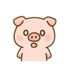 かわいいぶたのゆるふわスタンプ文字なし（個別スタンプ：7）