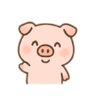 かわいいぶたのゆるふわスタンプ文字なし（個別スタンプ：8）