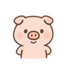 かわいいぶたのゆるふわスタンプ文字なし（個別スタンプ：13）