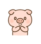 かわいいぶたのゆるふわスタンプ文字なし（個別スタンプ：16）
