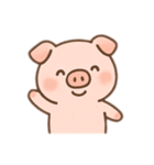 かわいいぶたのゆるふわスタンプ文字なし（個別スタンプ：19）