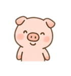 かわいいぶたのゆるふわスタンプ文字なし（個別スタンプ：20）