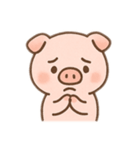 かわいいぶたのゆるふわスタンプ文字なし（個別スタンプ：22）