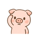 かわいいぶたのゆるふわスタンプ文字なし（個別スタンプ：23）